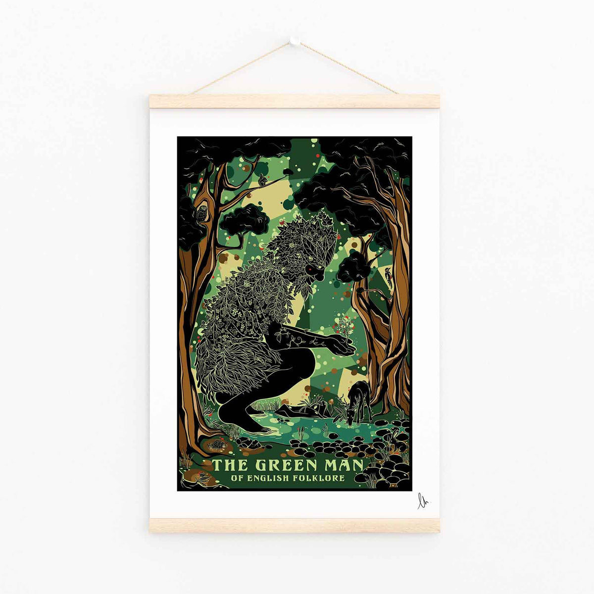 The Green Man of English Folklore