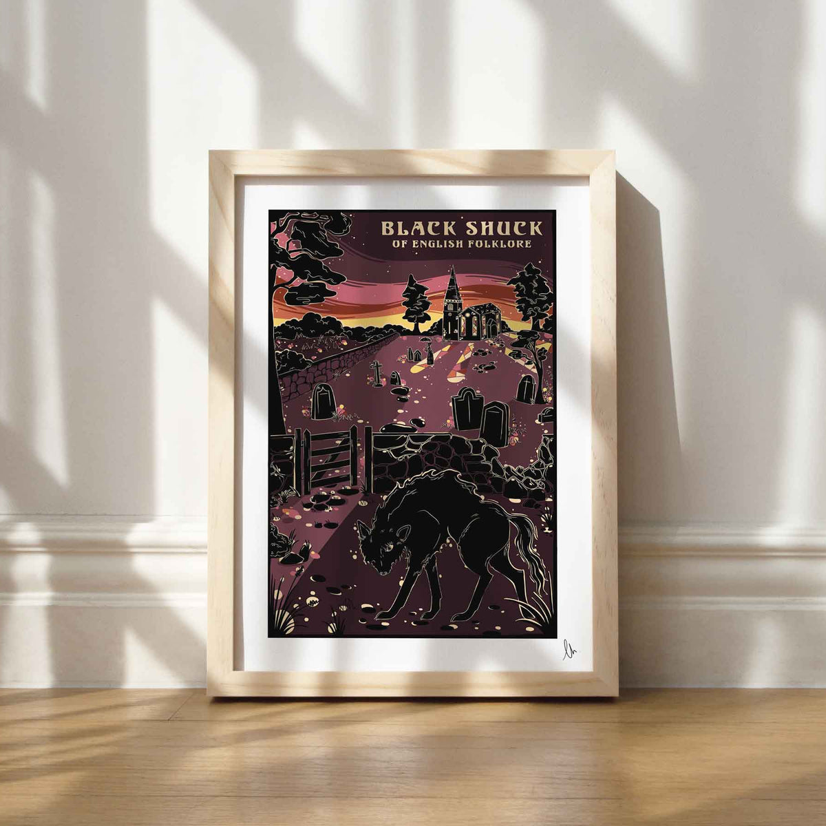 The Black Shuck of English Folklore