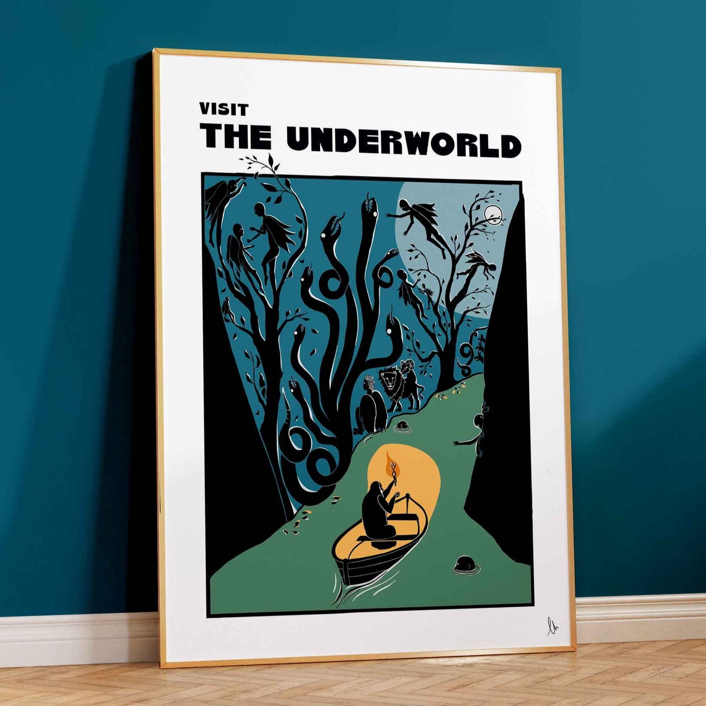Visit The Underworld Print