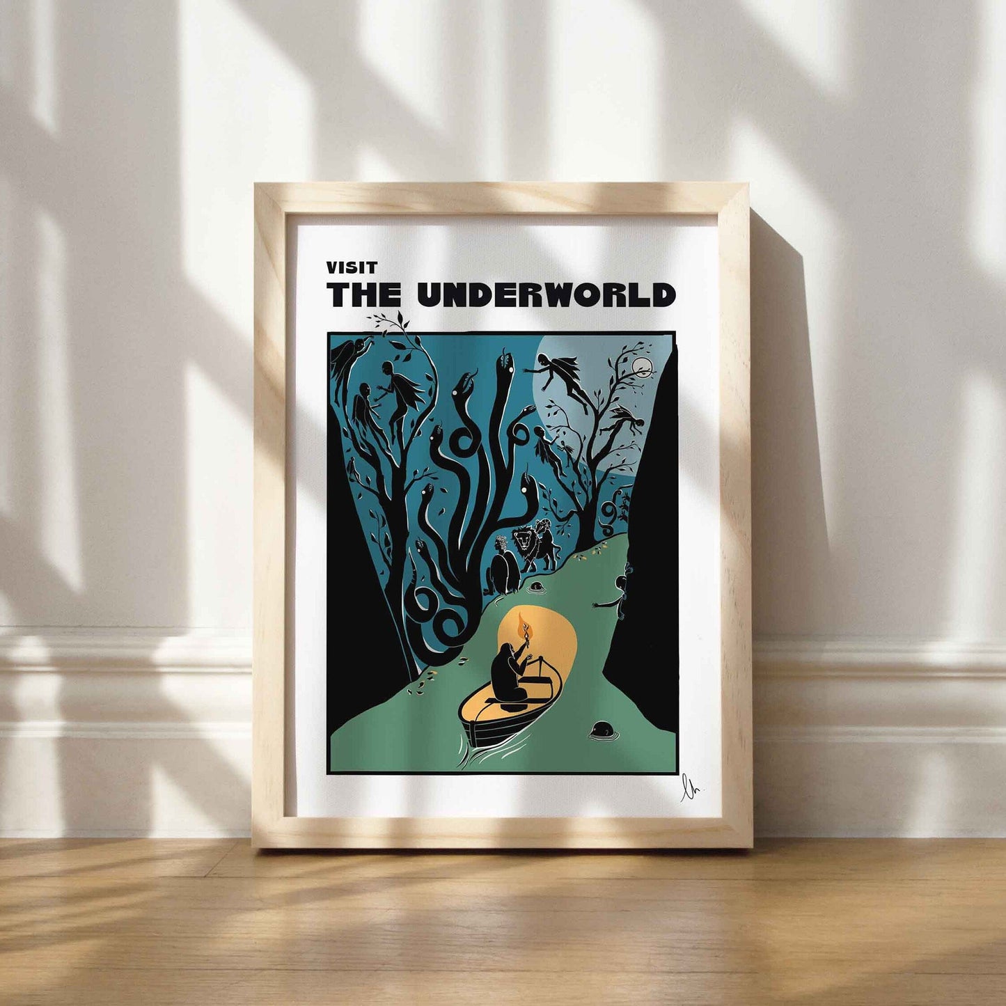 Visit The Underworld Print