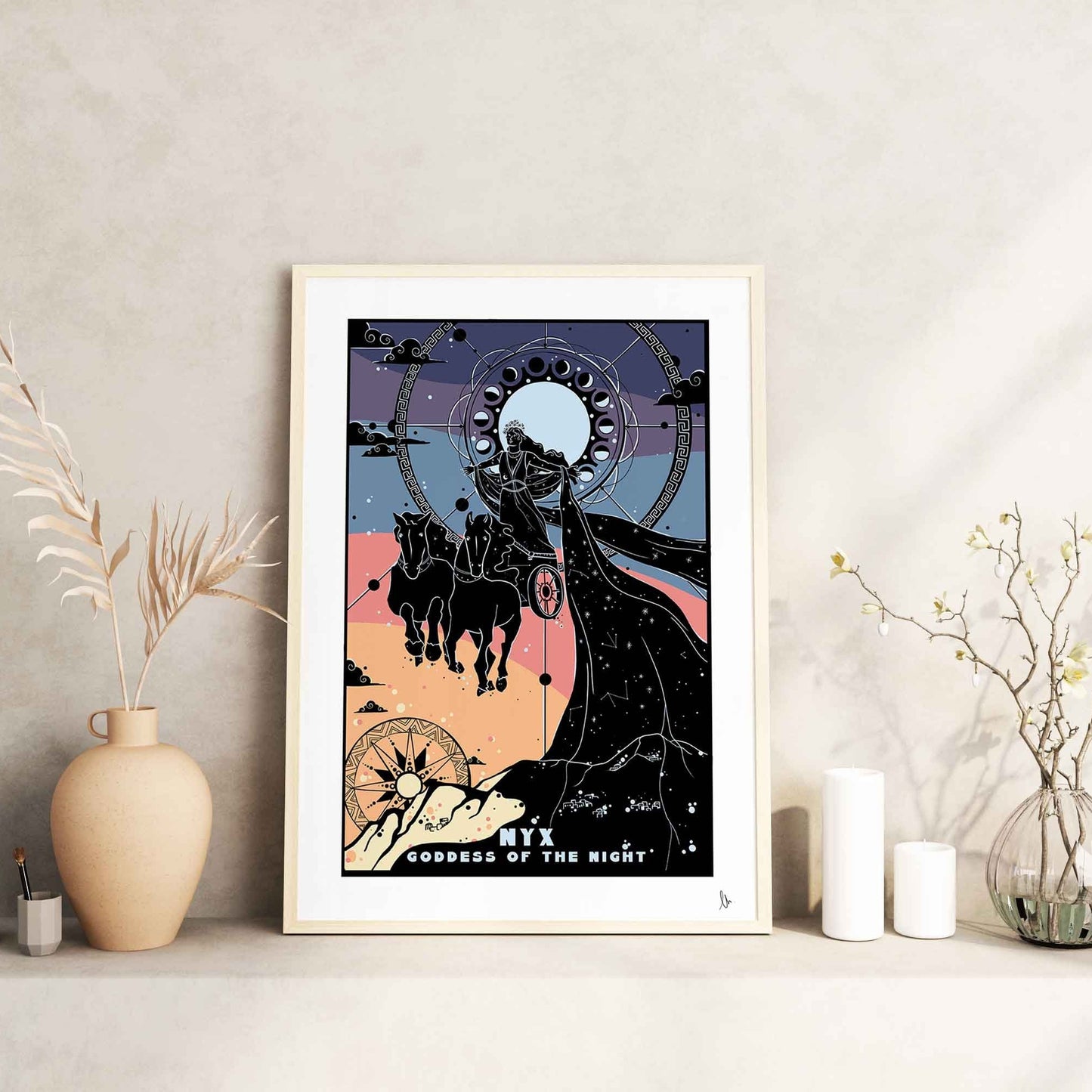 Nyx, The Goddess of the Night
