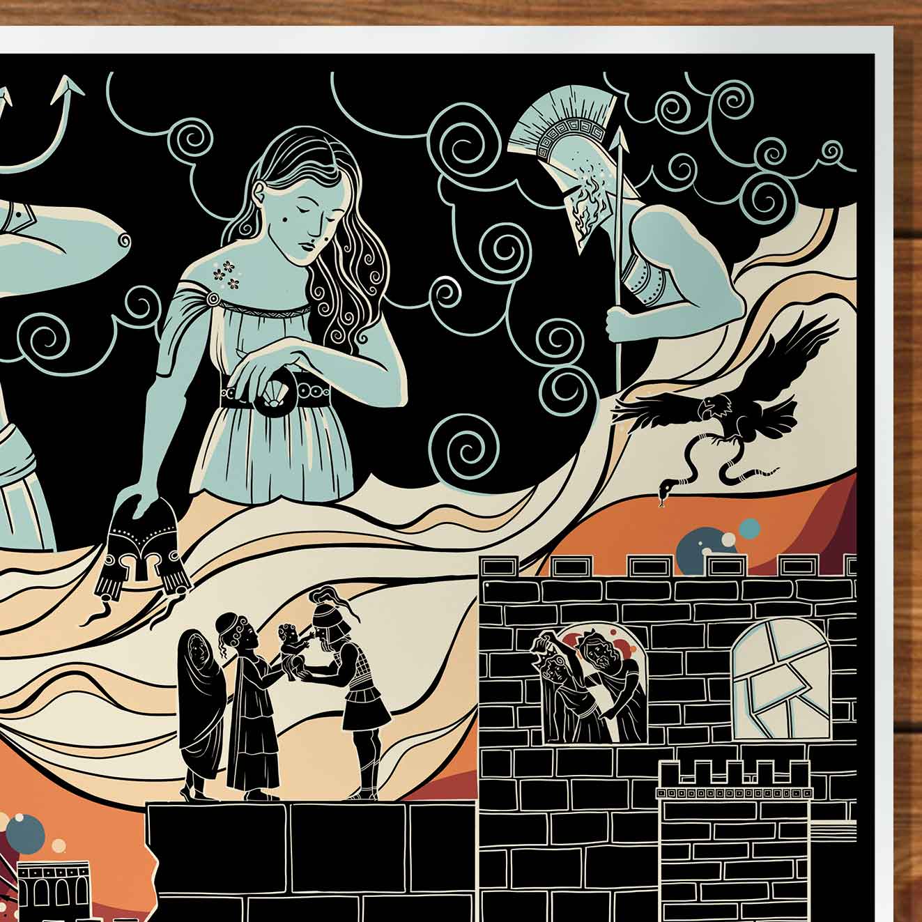 The Iliad, Three Part Print Set