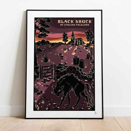 The Black Shuck of English Folklore