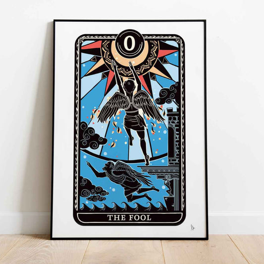 The Fool Icarus Tarot Card Print