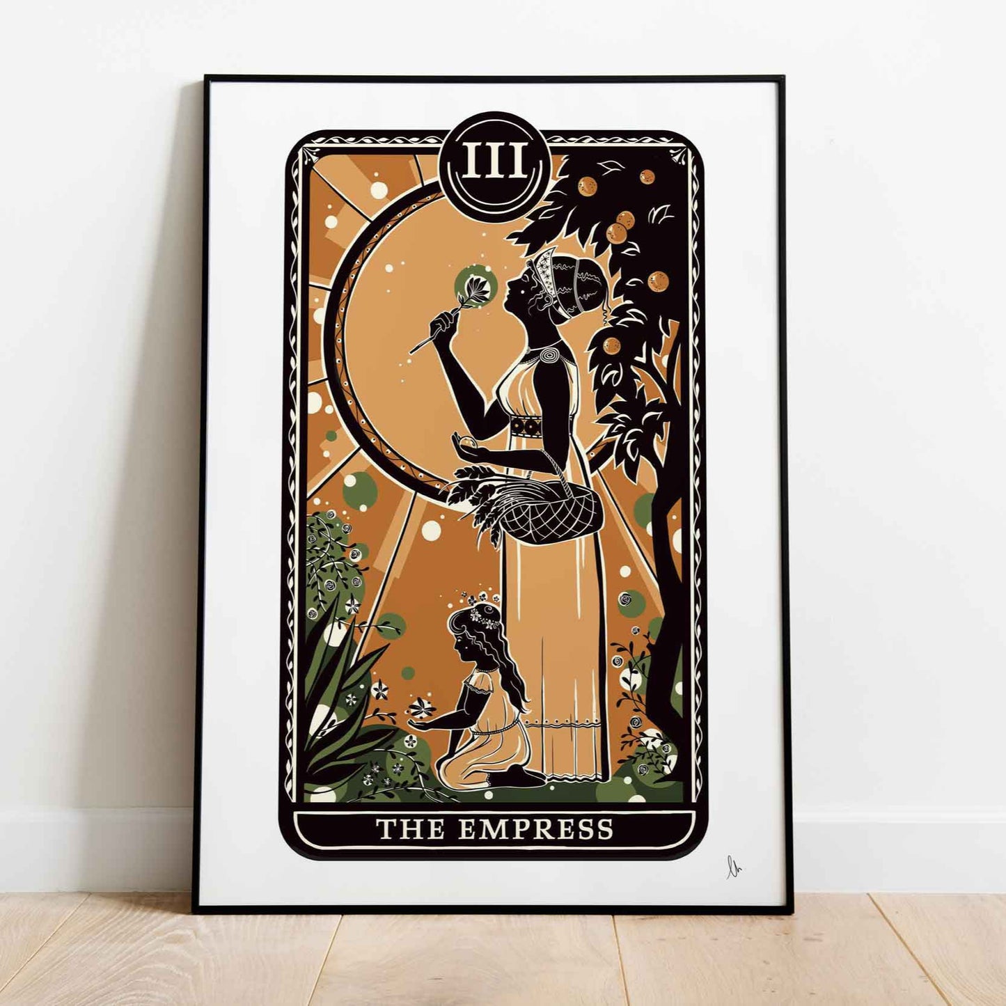 The Empress Demeter Tarot Cart Print