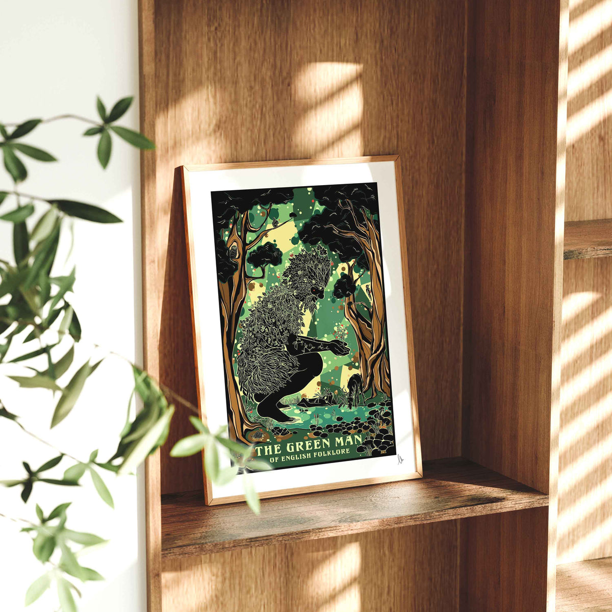 The Green Man of English Folklore