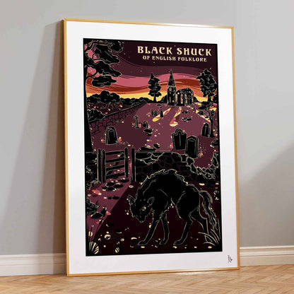 The Black Shuck of English Folklore