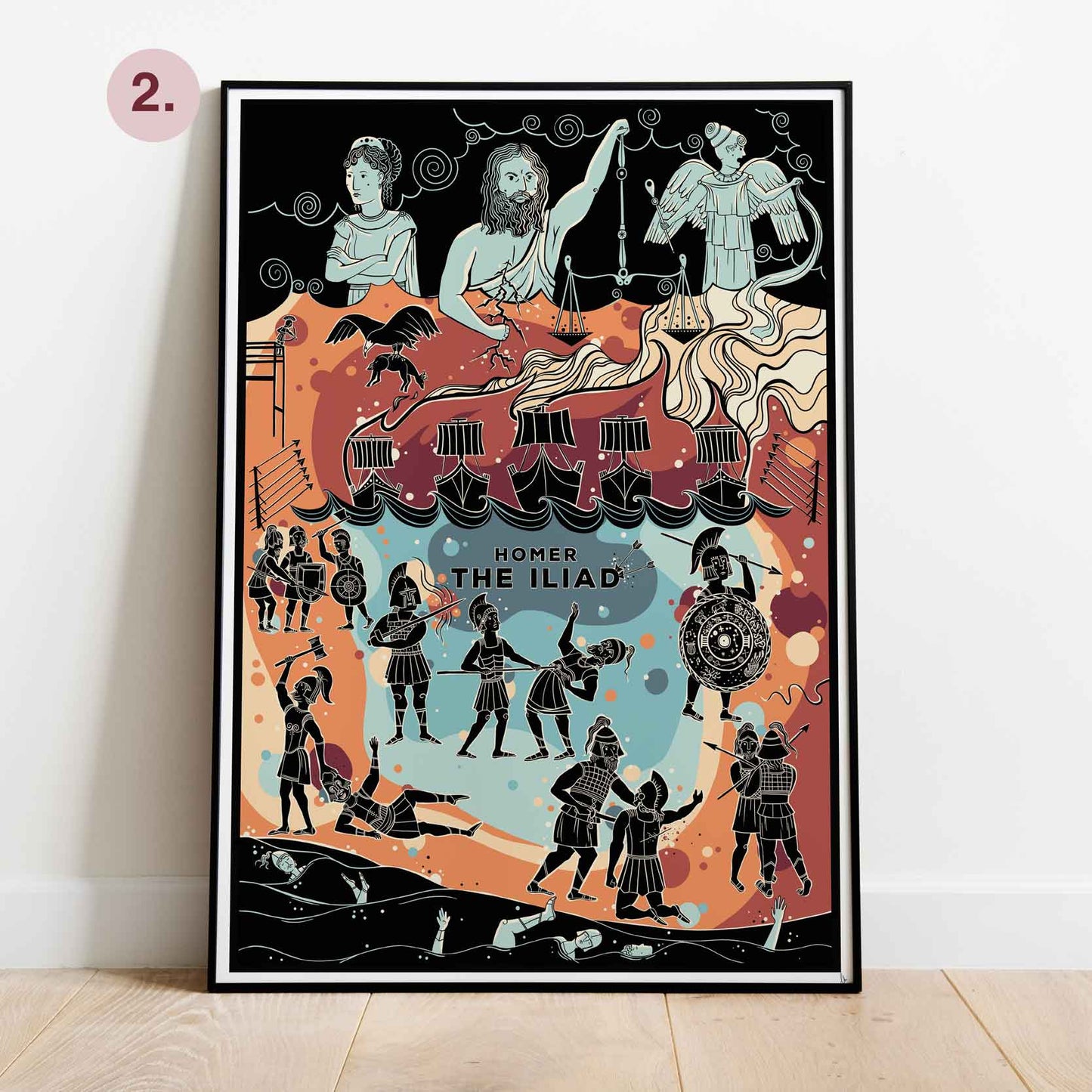 The Iliad, Three Part Print Set