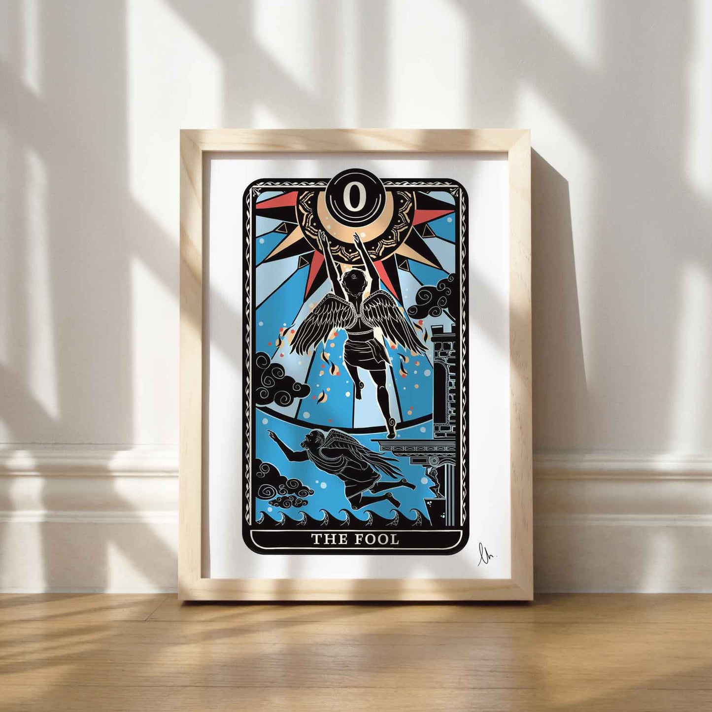 The Fool Icarus Tarot Card Print