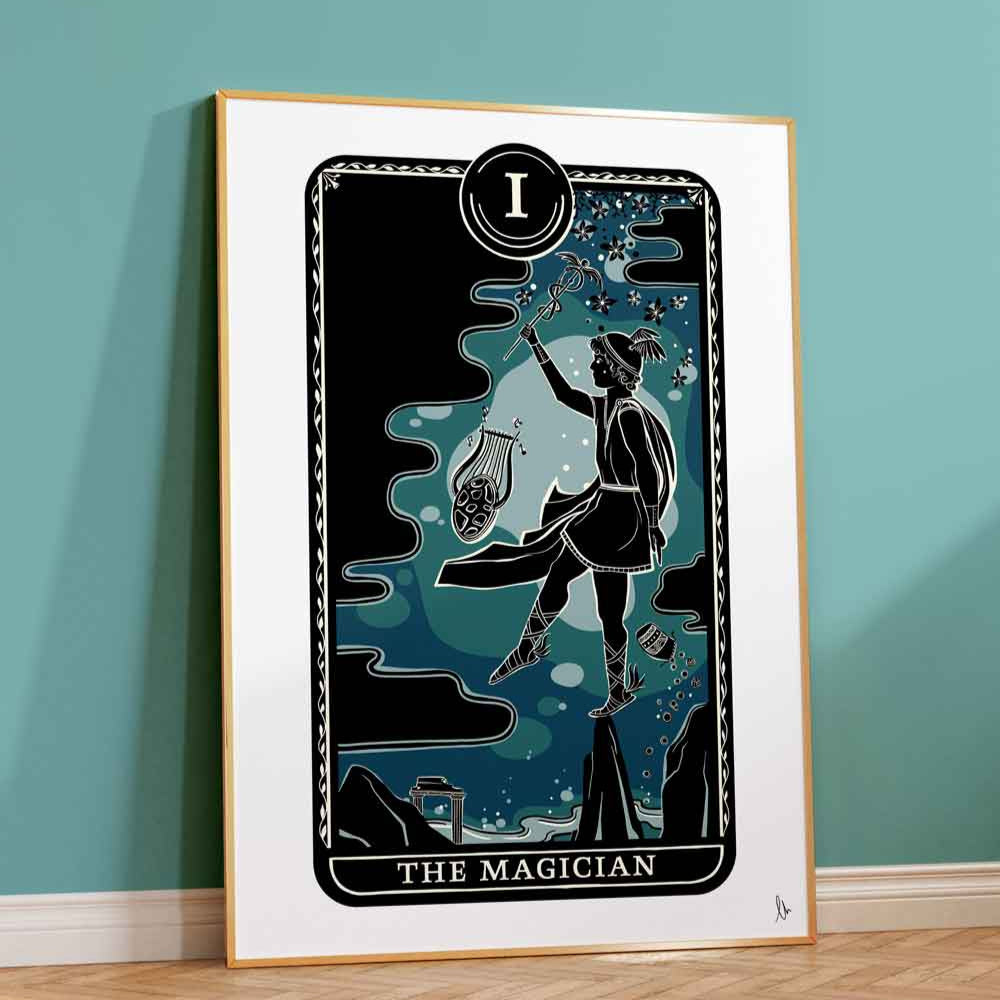 The Magician Hermes Tarot Card Print