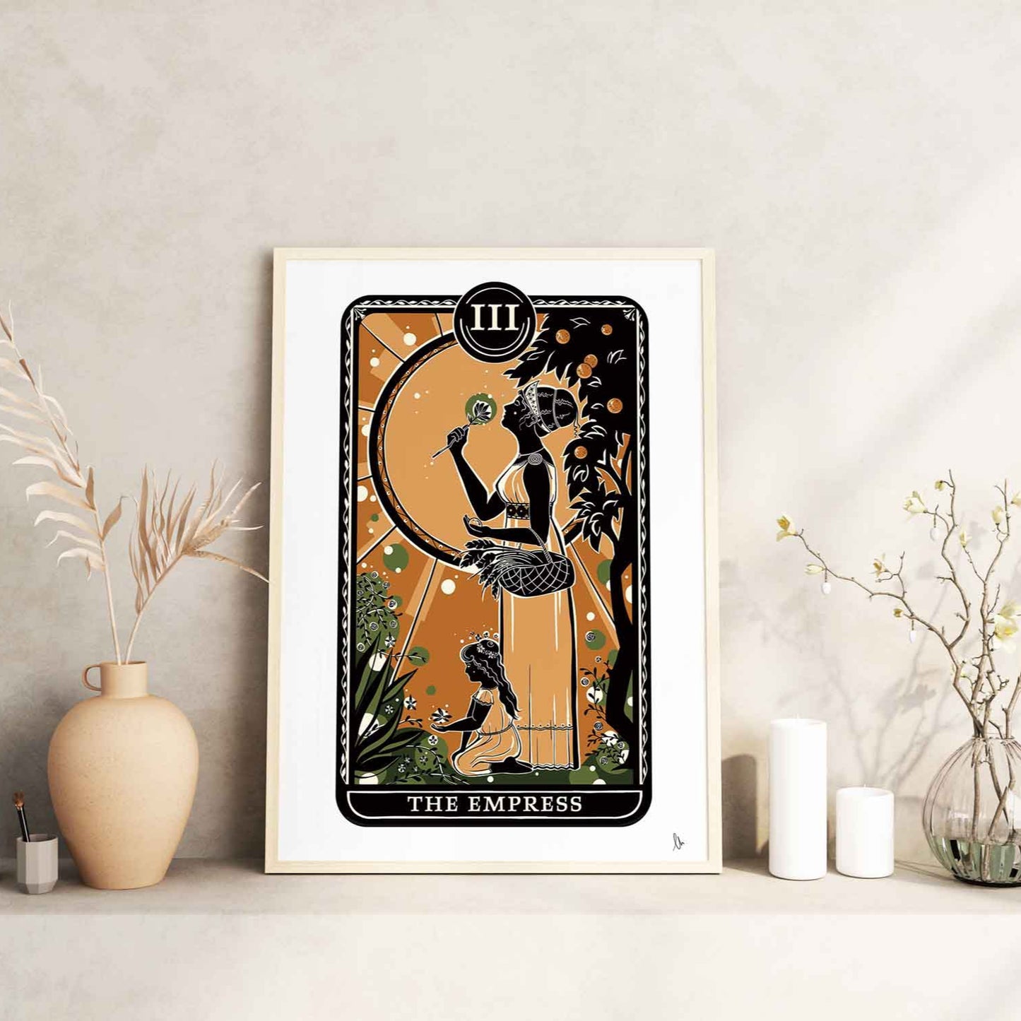 The Empress Demeter Tarot Cart Print