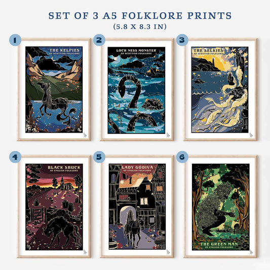 Any 3 A5 Folklore Mix and Match Set