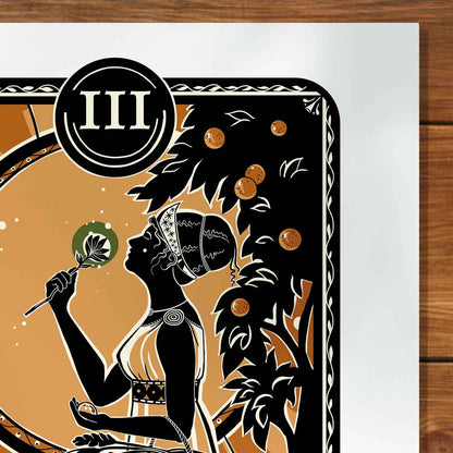 The Empress Demeter Tarot Cart Print