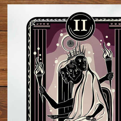 The High Priestess Hecate Tarot Card Print