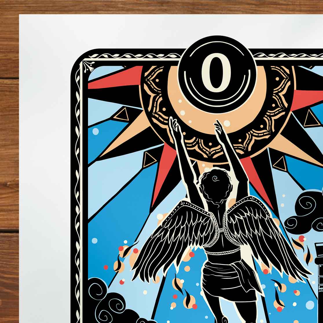 The Fool Icarus Tarot Card Print