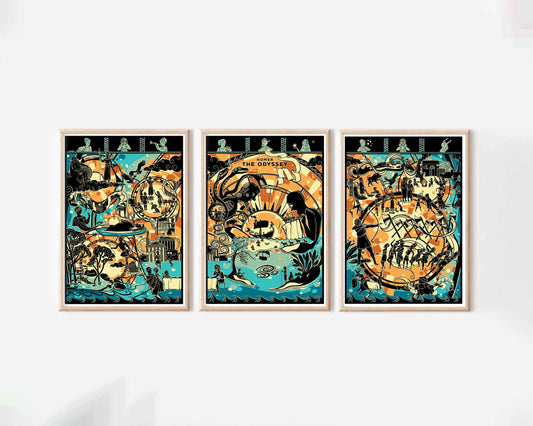 The Odyssey, Three Part Print Set