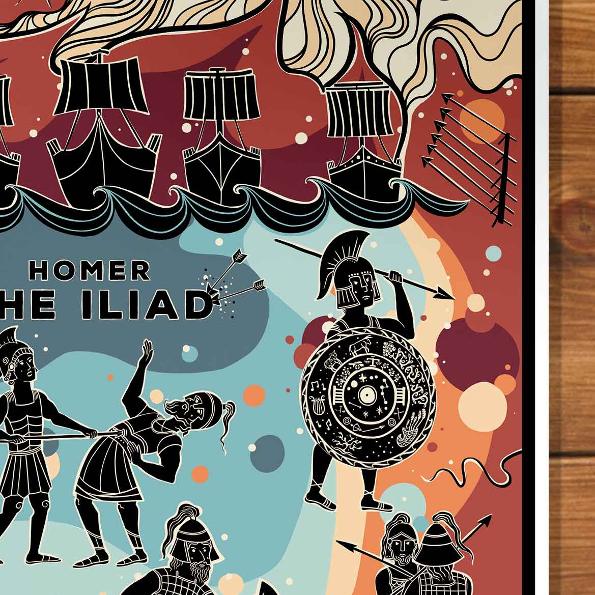 The Iliad, Three Part Print Set