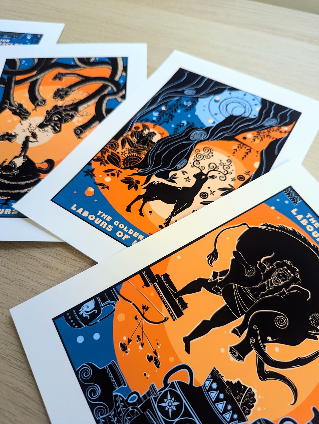 The Labours of Heracles, 12 Print Bundle Set