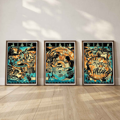 The Odyssey, Three Part Print Set
