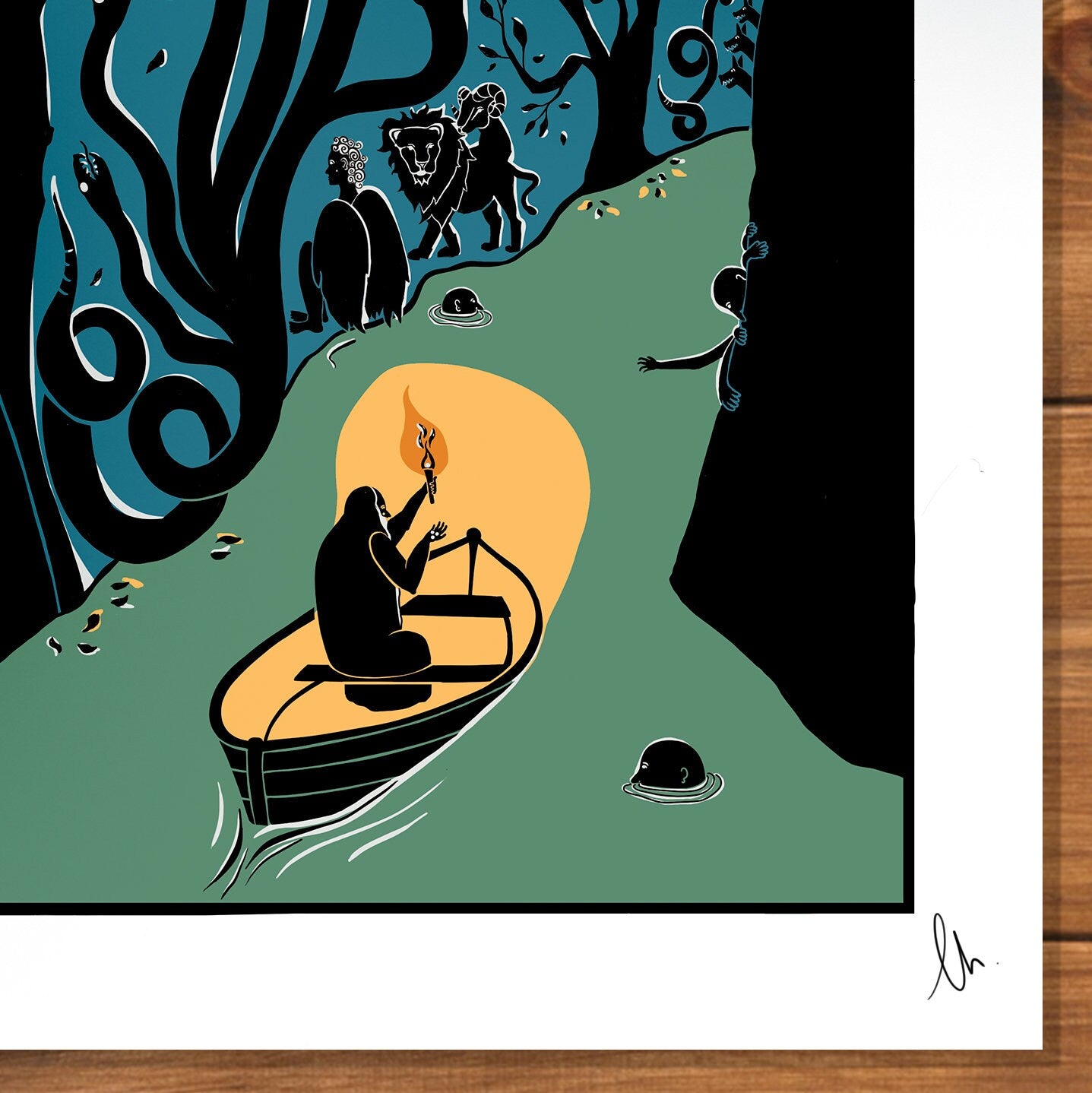 Visit The Underworld Print