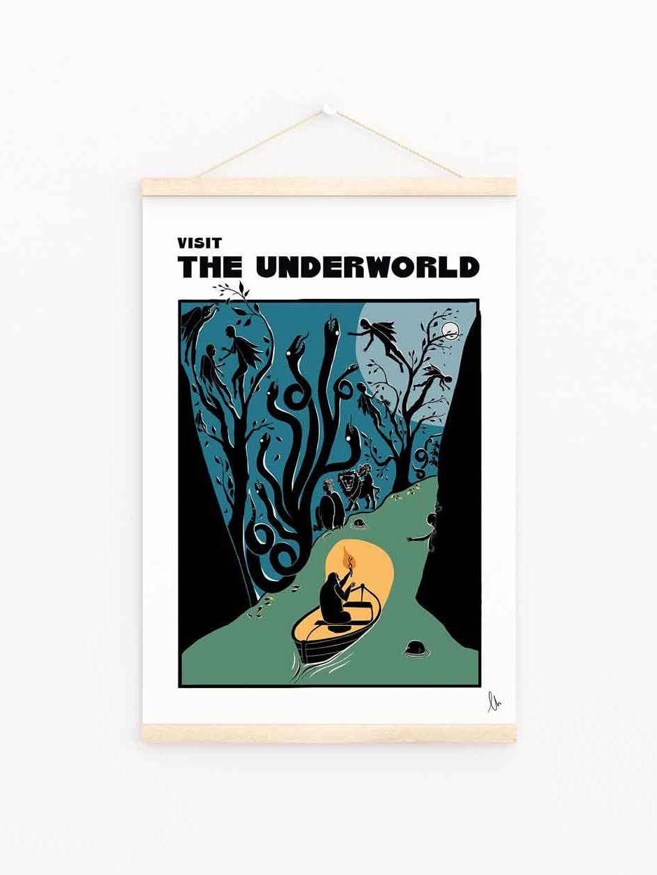Visit The Underworld Print