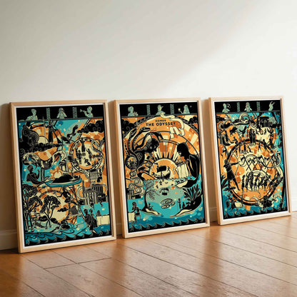 The Odyssey, Three Part Print Set